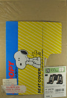 Snoopy Vintage Car Seat Cover (Seat Cover Apron) - RARE! (Red Color) - snoopn4pnuts.com
