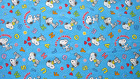 Vintage Peanuts Gang Flat Sheet - Alphabet - snoopn4pnuts.com