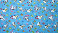 Vintage Peanuts Gang Fitted Sheet - Alphabet