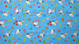 Vintage Peanuts Gang Fitted Sheet - Alphabet - snoopn4pnuts.com