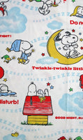 Vintage Peanuts Gang Flat Sheet - Sleeping Expressions - snoopn4pnuts.com