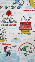 Vintage Peanuts Gang Fitted Sheet - Sleeping Expressions - snoopn4pnuts.com