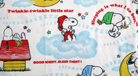 Vintage Peanuts Gang Flat Sheet - Sleeping Expressions - snoopn4pnuts.com