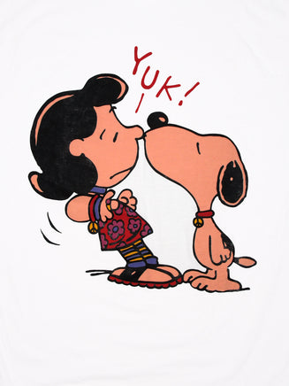 Lucy and Snoopy Valentine's Day T-Shirt - YUK! (New But Near Mint) - snoopn4pnuts.com
