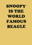 Snoopy 2-Sided T-Shirt - World Famous Beagle