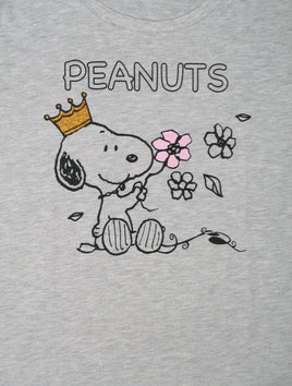 King Snoopy Jr. Size T-Shirt With Glitter - Covered Crown - snoopn4pnuts.com