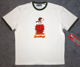 Snoopy Flying Ace Christmas Holiday T-Shirt - snoopn4pnuts.com