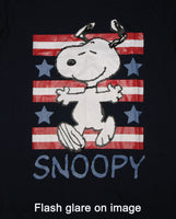 Snoopy Patriotic T-Shirt With Vinyl Graphics