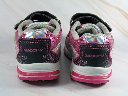 Snoopy Kids Holographic and Glittery Tennis Shoes (Size 8) - snoopn4pnuts.com