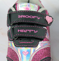 Snoopy Kids Holographic and Glittery Tennis Shoes (Size 8) - snoopn4pnuts.com