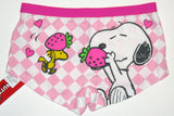 Snoopy Junior-Size Shorts - Loves Strawberry