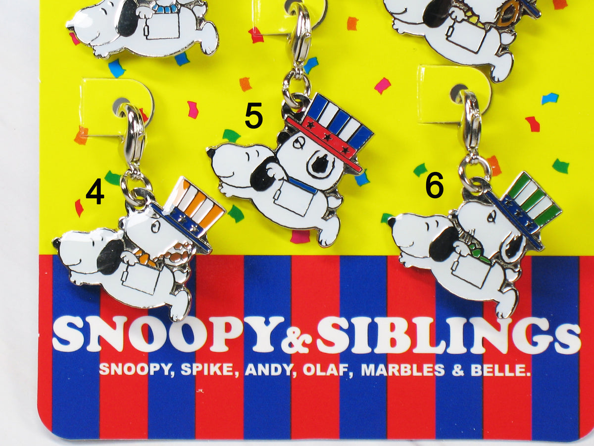 Universal Studios Japan Snoopy And Siblings Charms (Great For Key