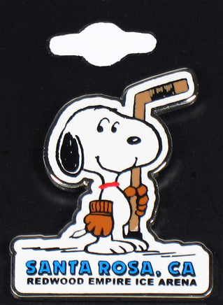 Snoopy Santa Rosa Redwood Empire Ice Rink Enamel Pin - snoopn4pnuts.com