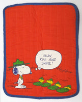 Snoopy Doll Size Sleeping Bag - Rise and Shine! - snoopn4pnuts.com