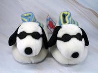 Snoopy Kids Soft Plush Slippers (Size 7 - 8) - Used But MINT Condition and Clean - snoopn4pnuts.com