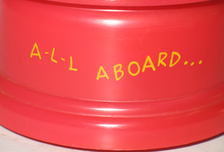 Snoopy and Woodstock Animated and Musical Vintage Snow Globe - All Aboard - snoopn4pnuts.com