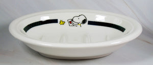 5th Anniversary Snoopy In Isetan Ceramic Soap Dish (Isetan Dept. Store In Tokyo, Japan)
