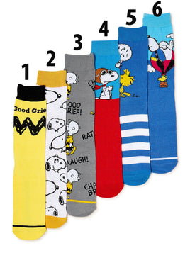 Men's Peanuts Snoopy Crew Socks (Sold Separately) - snoopn4pnuts.com
