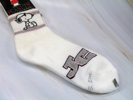 Snoopy Crew Length Low Cut Socks (New But Near Mint) - snoopn4pnuts.com