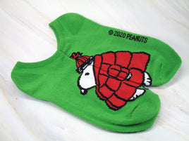 Snoopy Matching No Show Christmas Socks - snoopn4pnuts.com