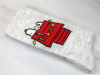 Snoopy Christmas Crew-Length Socks - Sparkle