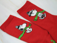 Snoopy and Charlie Brown Christmas Crew - Length Socks - snoopn4pnuts.com
