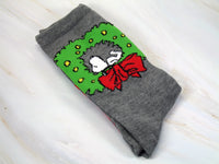 Snoopy Christmas Crew - Length Socks - Good Tidings - snoopn4pnuts.com