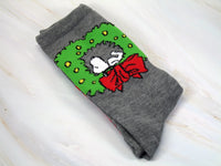 Snoopy Christmas Crew-Length Socks - Good Tidings