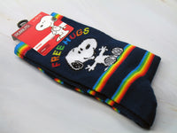 Snoopy Crew-Length Socks - Free Hugs