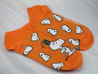 Snoopy Matching No Show Halloween Socks