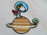 Snoopy Astronaut Space Patch - On Saturn
