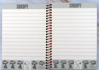 Snoopy Spiral Bound Notebook With Decorated Pages - snoopn4pnuts.com