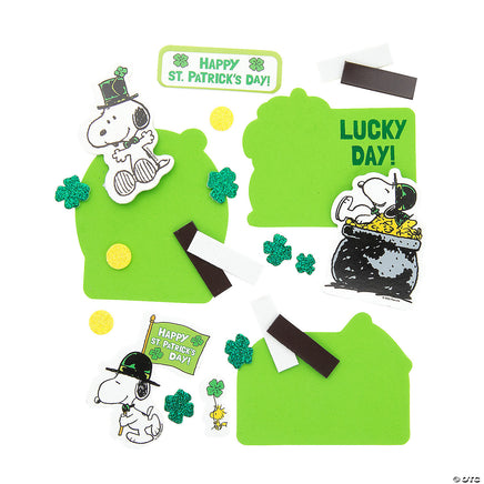 Snoopy St. Patrick's Day Magnet Craft Kit - snoopn4pnuts.com