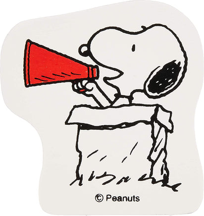 Imported Peanuts Rubber Stamp - Cheering Snoopy - snoopn4pnuts.com