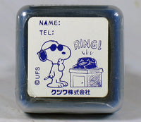Snoopy Joe Cool RUBBER STAMP and STAMP PAD