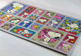 Peanuts Gang Stamp-Style Metallic Stickers (Gray Areas Shiny Silver Color) - RARE!