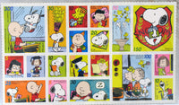 Peanuts Postage Stamp-Style Stickers - RARE!
