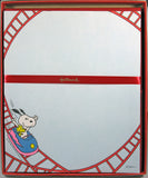 Snoopy On Rollercoaster Vintage Stationery (Open Box)