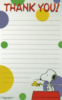 Snoopy Tri - Fold Thank You Cards With Seals (No Envelopes Needed) - snoopn4pnuts.com