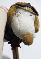 Snoopy Flying Ace Faux - Suede Steering Wheel Cover With Attached Plush Doll - snoopn4pnuts.com