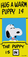 Peanuts Puffy Vinyl 3" Sticker - Snoopy Hug Booth (Great For Scrapbooking!) - snoopn4pnuts.com