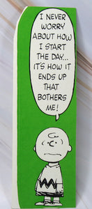 1968 Peanuts Vintage Sticker By Hallmark - Charlie Brown (Irregular Outer Edges)