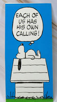 1968 Peanuts Vintage Sticker By Hallmark - Snoopy