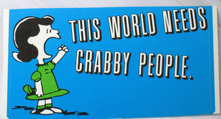 1968 Peanuts Vintage Sticker By Hallmark - Lucy - snoopn4pnuts.com