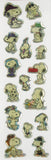 Snoopy Personas Puffy Stickers - Great For Scrapbooking!