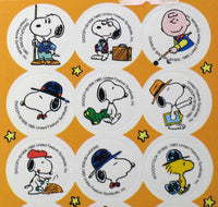 Peanuts Circle - Shaped Stickers - snoopn4pnuts.com