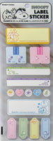 Snoopy Label Stickers - snoopn4pnuts.com