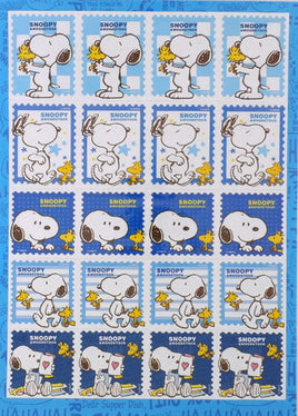 Snoopy Holographic Postage Stamp-Style Stickers - On Sale!