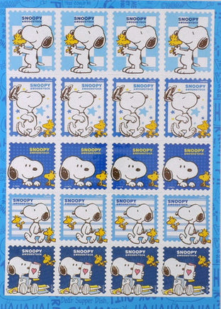 Snoopy Holographic Postage Stamp-Style Stickers - On Sale!