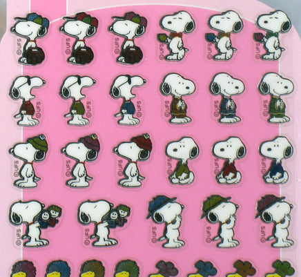 Snoopy Metallic Mini Sticker Set - snoopn4pnuts.com